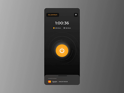 VPN App Animation animation app branding clean connection design ios minimal mobile app motion graphics mvp privacy proxy ronas it ui uiux vpn vpn app