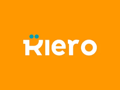 Kiero Shopping brand branding design dz9 ecommerce icon illustration kiero logo orange shop shopping