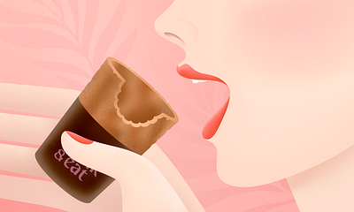 edible coffee cups coffee food grain illustration texture vector