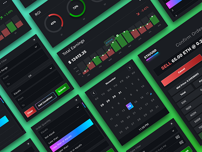 Dashboard UI Kit for Trading Crypto & Stock Saas Web App banking charts crypto dashboard defi extej finance fintech forms investment payment stock template trading ui ui kit user panel ux web design web3