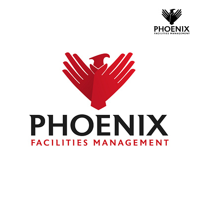 Phoenix Hands Logo Design bird brand branding care design feathers graphic design hands illustration janitorial logo logo design logos phoenix vector