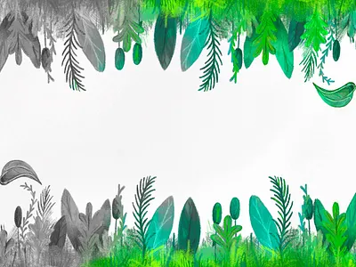 What's Green Is Green Illustration no. 1 art book children art childrens book childrens illustration cover design creative design digital digital art drawing earth graphic design illustration jungle kids illustration plants procreate tiger