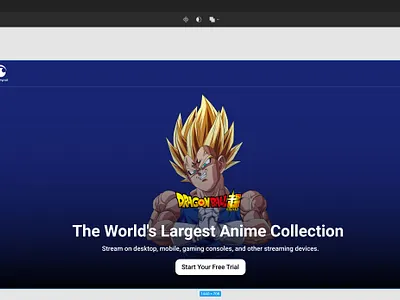 Anime Online Streaming designed in Figma anime design figma figmadesign inspiration minimalist ui ui design uiux user experience user interface ux ux design uxui