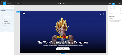 Anime Online Streaming designed in Figma anime design figma figmadesign inspiration minimalist ui ui design uiux user experience user interface ux ux design uxui