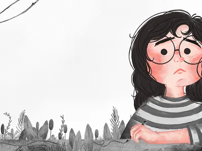 What's Green Is Green Illustration no. 2 art childrens book childrens illustration creative design digital digital drawing drawing earth graphic design illustration jungle kid kids art pencil people person plants procreate sketch