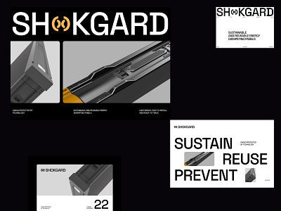 SHOKGARD design flat minimal ui web website