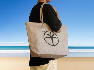 Bora Bags bags branding chile clean design ecofriendly fashion graphic design kuwait leaf logo logos palm palm tree tote