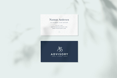 A5 Advisory | Business Card Design brand design brand package branding business card business logo corporate branding corporate logo graphic design logo print design