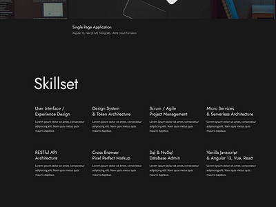 UI / UX Designer & Developer - Skillset csv design developer graphic design resume ui ux web design