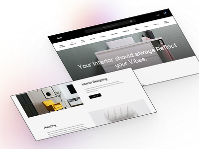 Dor - A decor website. design minimal ui