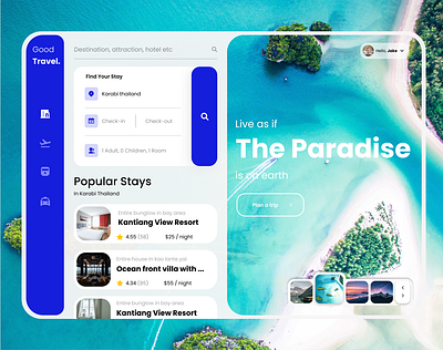 Good Travel - For Holiday Planners css html5 javascript designer figma freelancedesign freelancer illustration typography ui ui design ux ux design webdesign webdesigner webdevloper
