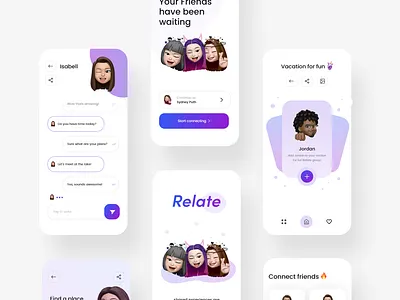 Messenger Design - Mobile App 2021 2021 design 2021 trend 2021 trends alphadesign clean clean design design design trends design trends 2021 designs illustration julius branding logo mobile mobile trends modern trend design trendy ui
