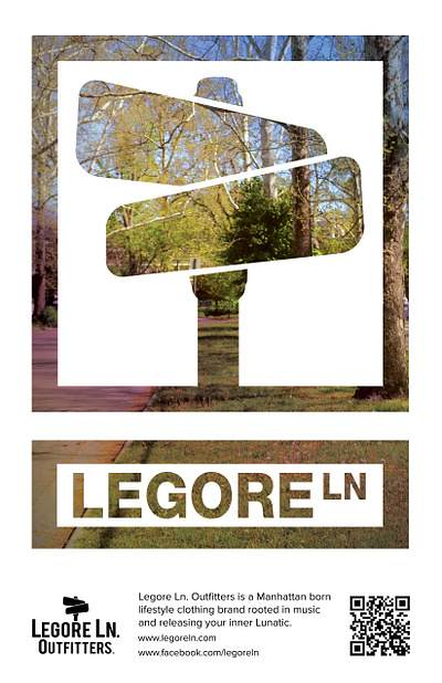 Legore Ln Outfitters Poster Design branding design graphic design