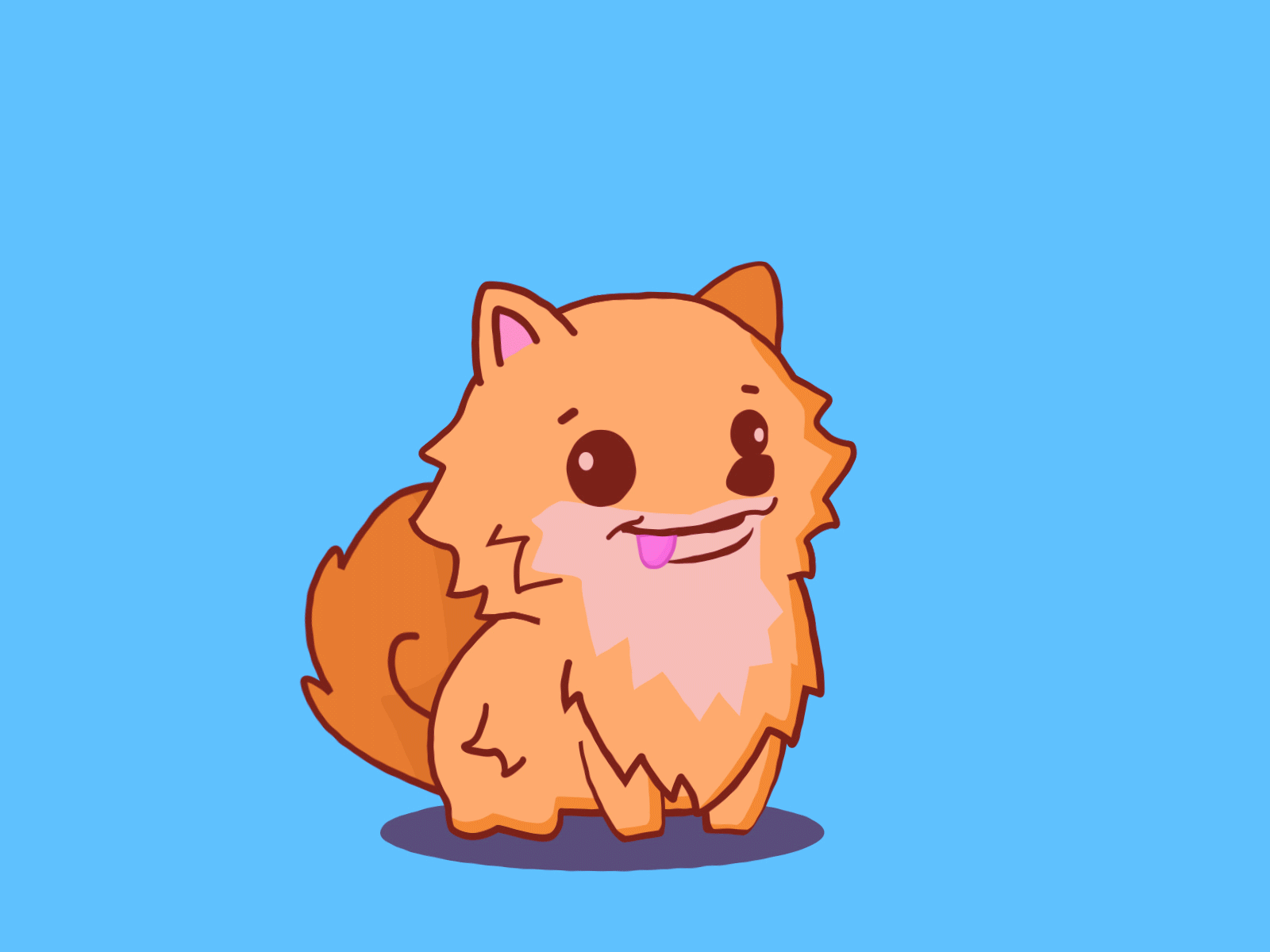 Head Full of Monsters 2d animation loop