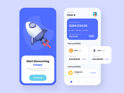 Mobile Banking App Design 2021 2021 design 2021 trend alphadesign app design banking clean design designs fresh illustration logo mobile mobile ui modern online banking popular app design trend design trendy ui