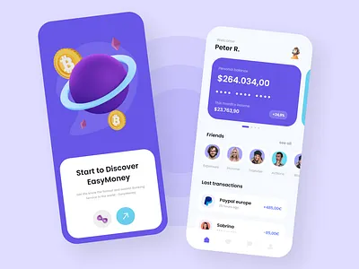 Mobile Banking App Design 2021 2021 design 2021 trend 2021 trends alphadesign banking app banking desing clean design designs fresh illustration logo mobile mobile ui modern popular trend 2021 trendy ui