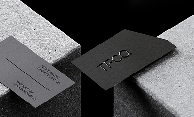 TFCO / Business Card behance behance project branding business card concrete design logo ted oliver