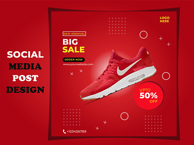Social media post design banner design branding design e commerce post design facebook ads design facebook post food banner design graphic design illustration instagram post design logo