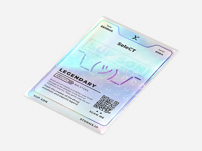 No f*cks card nft nfts playing card trading card