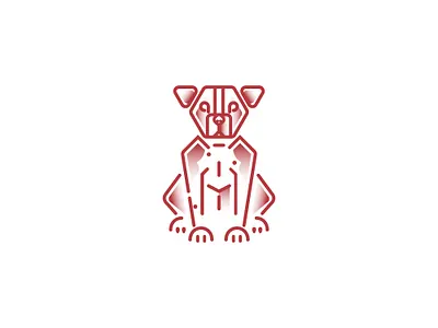 Dog illustration animal cubism dog geometric illustration line logo mexico paw pet shapes symbol tattoo