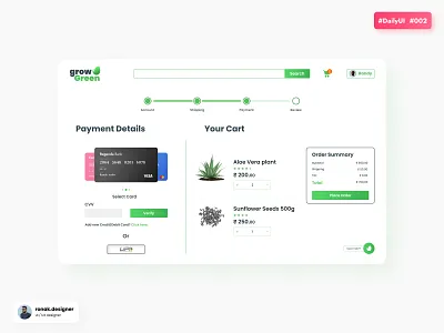 Checkout #DailyUI #002 002 dailyui design illustration ui ux web design