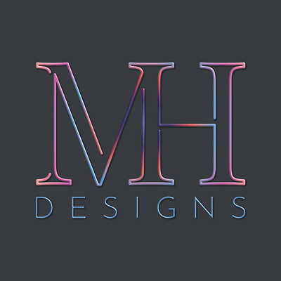 MH Designs graphic design logo