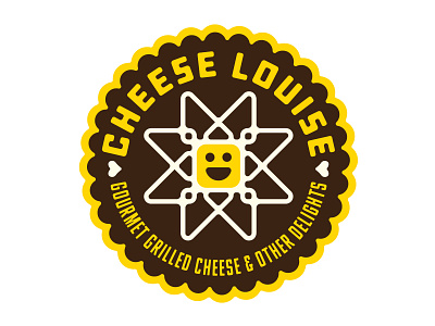 Cheese Louise Logo branding design graphic design logo logo design print restaurant design typography