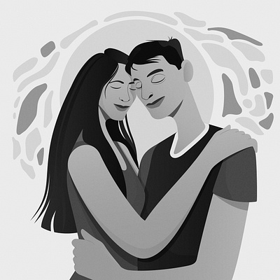 Contemplation series 2d bond character character design coffee couple dating design family flat icon illustration line love people relationship vector website illustration