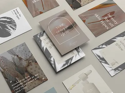 Beauty/Cosmetics Branding Inspiration - Arizona Drops beauty brand identity branding and identity branding design collateral collateral design cosmetics cosmetics packaging flyer flyer design logo logo design logos ai marketing design modern branding packaging design poster poster design print design