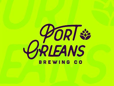 Port Orleans Brewing – Logo evolution ale beer black brand branding brewery compass design graphic design green hops illustration logo mark new orleans port restaurant ship vector