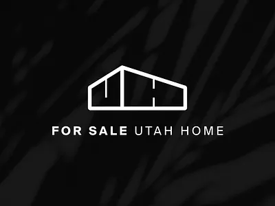 Real Estate Logo - For Sale Utah Home branding building building logo for sale home logo house logo logo real estate real estate agency real estate agent real estate branding real estate logo realtor realtor logo utah utah home utah logo