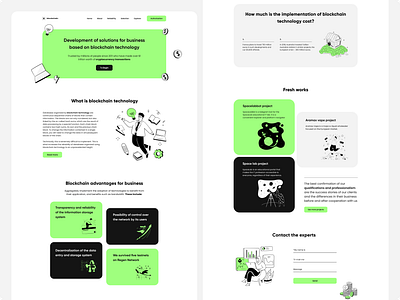 UX/UI design - Blockchain Website app design design figma illustration minimal ui ux vector