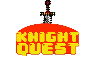 Knight Quest adobe illustrator design dribble dribble rebound game illustration knight knight quest logo quest rebound retro retro video game sword vector video game