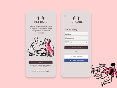 Sign Up | Daily UI 001 app challenge dailychallenge dailyui dailyuichallenge design illustration ui uichallenge uidesign ux uxdesign