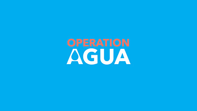 Logo Design Operation Agua branding graphic design logo