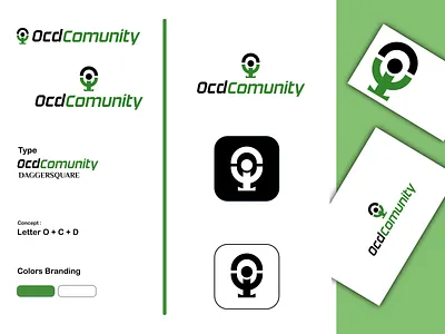 OCD Logo Design design illustration logo vector