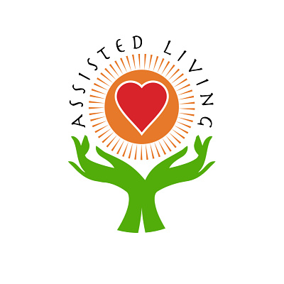 Assisted Living Logo appicon branding design logo logo design