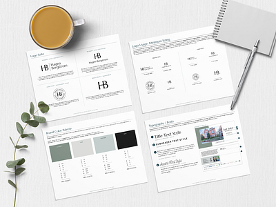 Brand Guidelines Document | Luxury DC Real Estate Agents brand design brand guidelines brand identity brand usage design logo design luxury mockup print design real estate real estate agent realtor typography washington dc