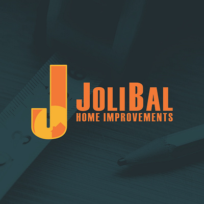 JOLIBAL HOME IMPROVEMENTS - Logo Design branding carpentry design electrical handyman home home improvements home repair icon lafayette logo louisiana painting plumbing sun sunrise vector