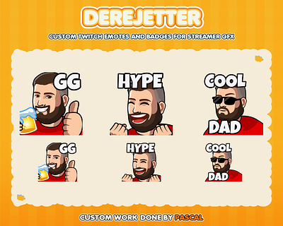 Custom emotes for twitch, youtube, discord and facebook cheers emotes cool guy emotes custom emoyes twitch cute guy emotes gg emotes guy emotes hype emotes twitch emotes