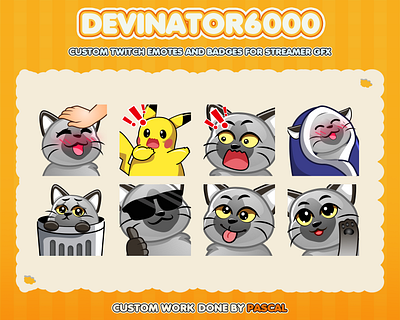 Custom emotes for twitch, youtube, discord and facebook angry cat emotes cat emotes cute animal emotes cute cat emotes discord emotes facebook emotes gray cat emotes gray emotas hi emotes twitch emotes