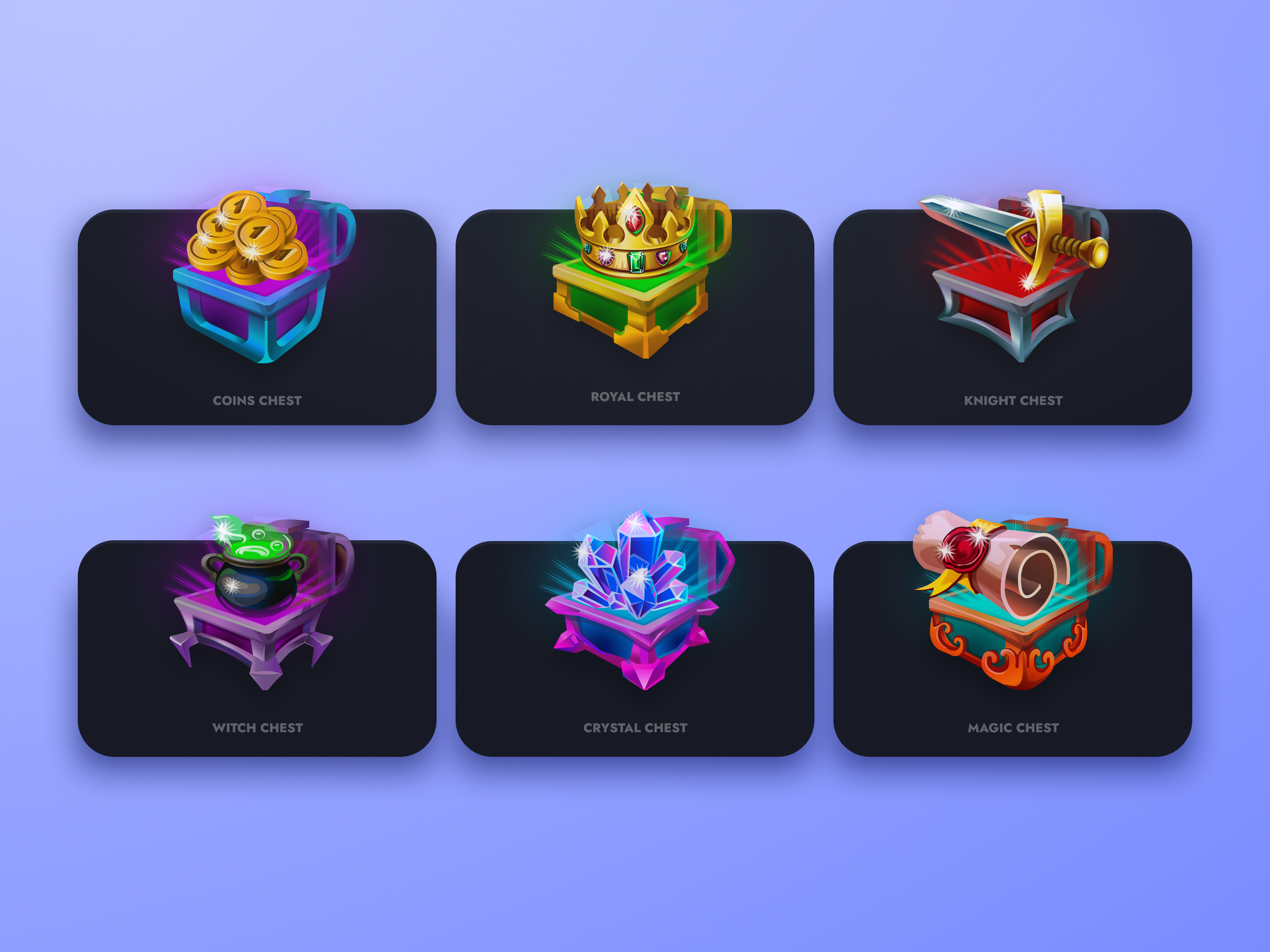 Wager Chests battle by Lev Modeon for Neomodeon Studio on Dribbble