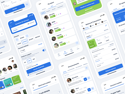 Charity platform | mobile app UX/UI charity design fundraising mobile app pets saveus ui ux