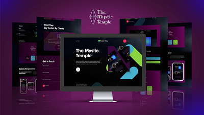Mystic Temple Website amazing websites animation websites branding creative designs design dynamic websites e commerce websites ui