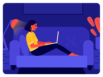 Is Remote Work Really Challenging? brucira collaboration communication creative creative thinking creativity deisgn design industry design thinking hiruttl illustration design illustrations innovative learning ruttl teamwork ui useful web design work life balance