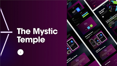 Mystic Temple Branding branding creative designs design illustration ui