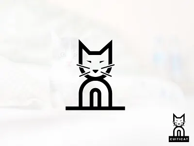cutecat best logo design brand brand design brand identity branding branding design cat cute cute cat design graphic design illustration logo logo design logo designer pussy vector