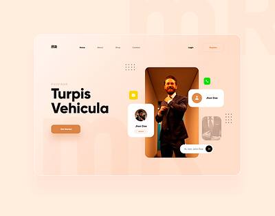 Mr Landing page landing page modern design modern landing page modern page modern website new design new modern new page website design
