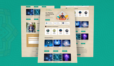 Creative Web Layout for Horoscope Directory amazing websites animation websites branding creative designs design dynamic websites e commerce websites illustration