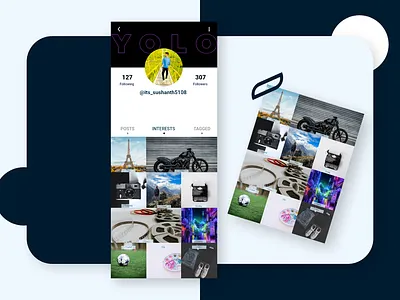User Profile design adobe adobexd dailyui design illustration photoshop ui vector